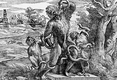 Caricature of the Laocoon Group Titian
